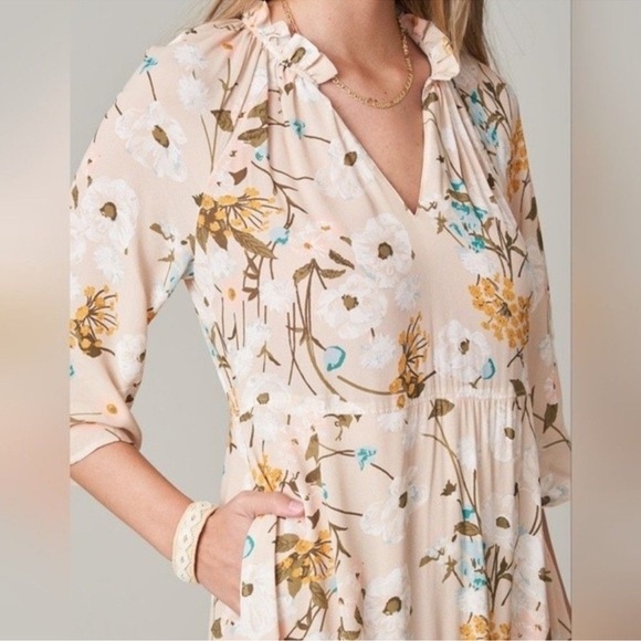 Spartina 449 Adeline Floral Dress - Picture 3 of 7